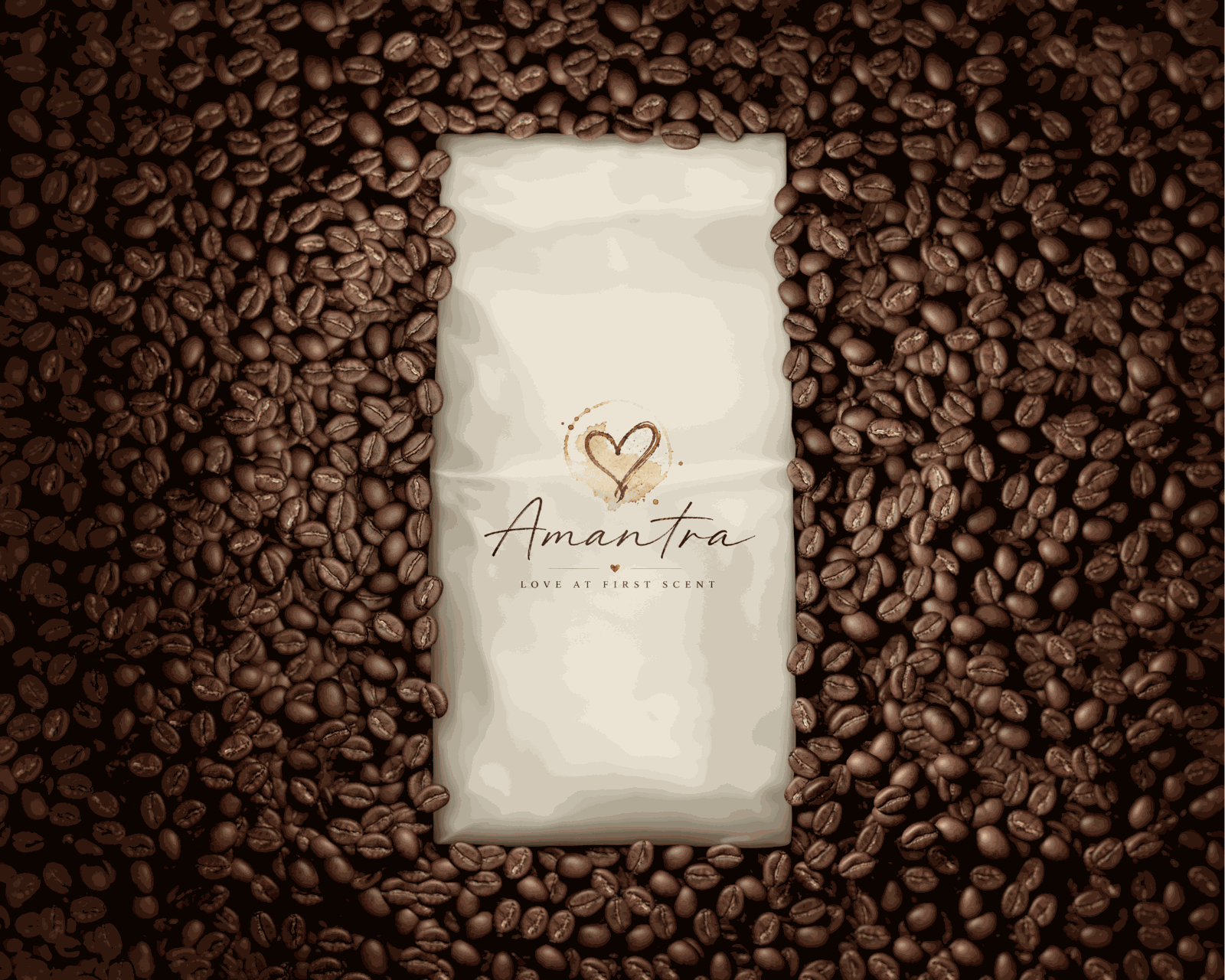 Amantra coffee bag in beans